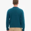 Oversized-Pullover aus Merinowolle – Ozeangrün