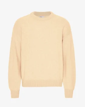 Oversized-Pullover aus Merinowolle – Soft Yellow