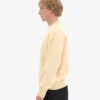 Oversized-Pullover aus Merinowolle – Soft Yellow