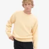 Oversized-Pullover aus Merinowolle – Soft Yellow