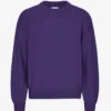 Oversized-Pullover aus Merinowolle – Ultraviolett