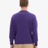 Oversized-Pullover aus Merinowolle – Ultraviolett