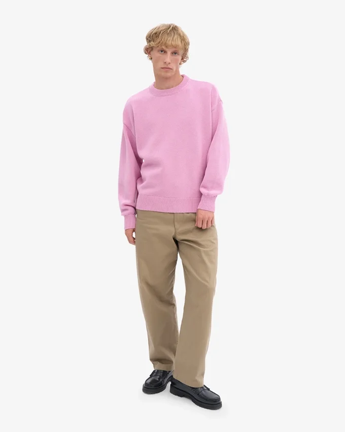 Oversized-Socken aus Merinowolle – Kirschblüte