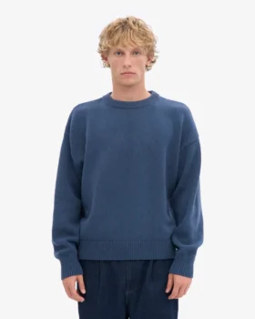 Oversized-Socken aus Merinowolle – Petrolblau