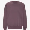 Oversized-Sweatshirt aus Bio-Baumwolle – Faded Grape