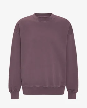 Oversized-Sweatshirt aus Bio-Baumwolle – Faded Grape