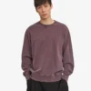 Oversized-Sweatshirt aus Bio-Baumwolle – Faded Grape