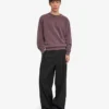 Oversized-Sweatshirt aus Bio-Baumwolle – Faded Grape