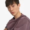 Oversized-Sweatshirt aus Bio-Baumwolle – Faded Grape
