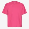 Oversized-T-Shirt aus Bio-Baumwolle – Bubblegum-Pink