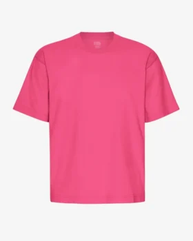 Oversized-T-Shirt aus Bio-Baumwolle – Bubblegum-Pink