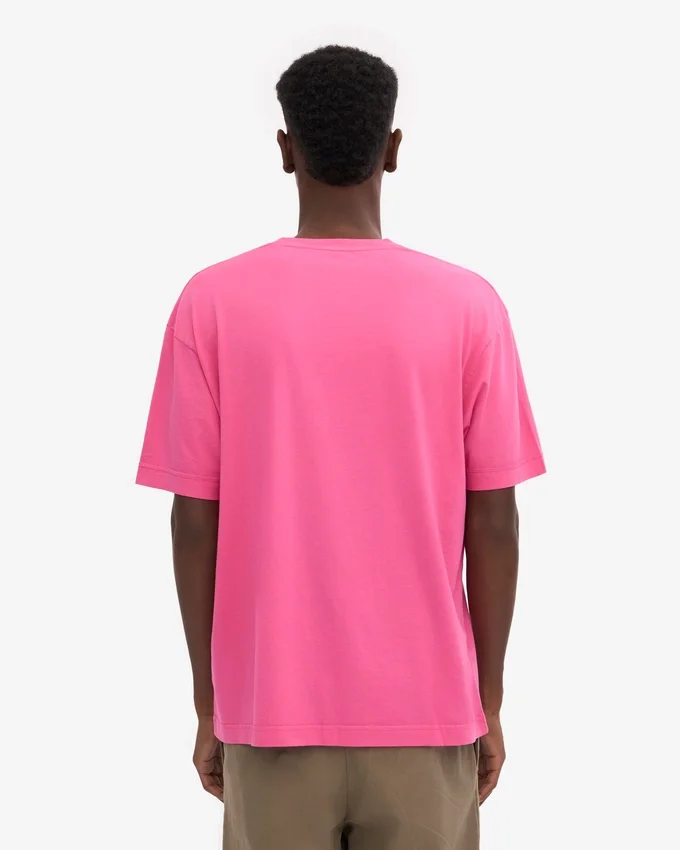 Oversized-T-Shirt aus Bio-Baumwolle – Bubblegum-Pink