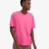 Oversized-T-Shirt aus Bio-Baumwolle – Bubblegum-Pink