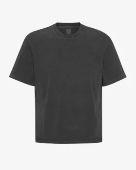 Oversized-T-Shirt aus Bio-Baumwolle – Faded Black