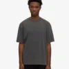 Oversized-T-Shirt aus Bio-Baumwolle – Faded Black