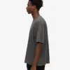 Oversized-T-Shirt aus Bio-Baumwolle – Faded Black