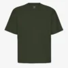 Oversized-T-Shirt aus Bio-Baumwolle – Jägergrün