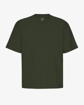 Oversized-T-Shirt aus Bio-Baumwolle – Jägergrün