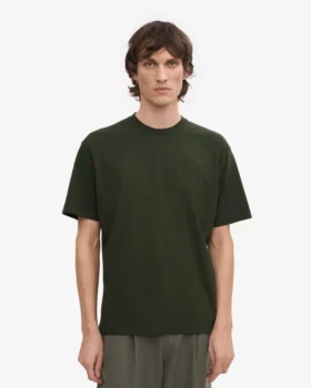 Oversized-T-Shirt aus Bio-Baumwolle – Jägergrün