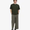 Oversized-T-Shirt aus Bio-Baumwolle – Jägergrün