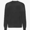 Oversized-T-Shirt aus Bio-Baumwolle mit langen Ärmeln – Faded Black