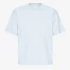 Oversized-T-Shirt aus Bio-Baumwolle – Polarblau