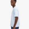Oversized-T-Shirt aus Bio-Baumwolle – Polarblau