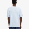 Oversized-T-Shirt aus Bio-Baumwolle – Polarblau
