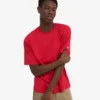 Oversized-T-Shirt aus Bio-Baumwolle – Scharlachrot