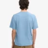 Oversized-T-Shirt aus Bio-Baumwolle – Seaside-Blau
