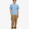 Oversized-T-Shirt aus Bio-Baumwolle – Seaside-Blau