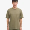 Oversized-T-Shirt aus Bio-Baumwolle – Staubiges Oliv