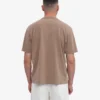 Oversized-T-Shirt aus Bio-Baumwolle – verblasstes Khaki