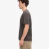 Oversized-T-Shirt aus Bio-Baumwolle – verblasstes Schlammbraun