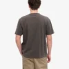 Oversized-T-Shirt aus Bio-Baumwolle – verblasstes Schlammbraun