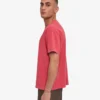 Oversized-T-Shirt aus Bio-Baumwolle – Verwaschenes Rot