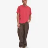 Oversized-T-Shirt aus Bio-Baumwolle – Verwaschenes Rot