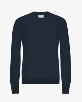 Pullover aus leichter Merinowolle – Marineblau
