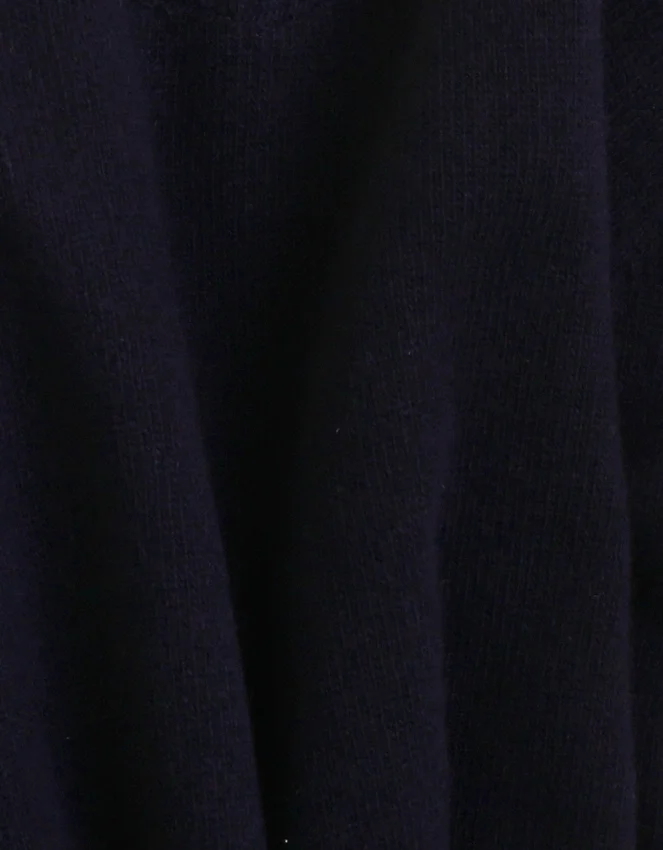 Pullover aus leichter Merinowolle – Marineblau