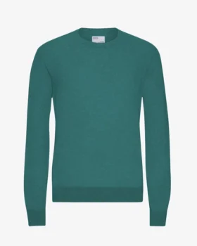 Pullover aus leichter Merinowolle – Ozeangrün