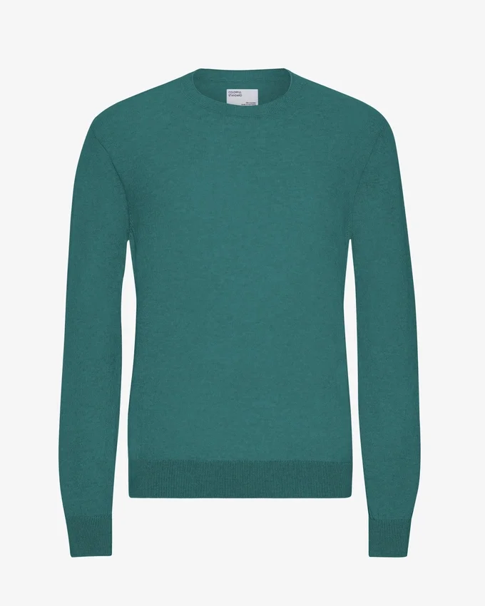 Pullover aus leichter Merinowolle – Ozeangrün