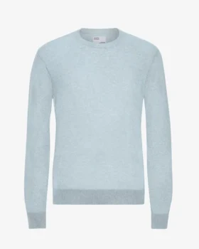 Pullover aus leichter Merinowolle – Polarblau