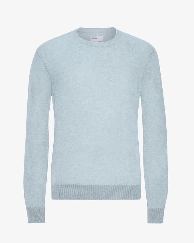 Pullover aus leichter Merinowolle – Polarblau
