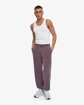 Relaxte Jogginghose aus Bio-Baumwolle – Faded Grape