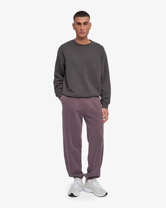 Relaxte Jogginghose aus Bio-Baumwolle – Faded Grape