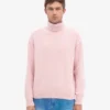 Rollkragenpullover aus Merinowolle – Blassrosa