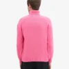 Rollkragenpullover aus Merinowolle – Bubblegum-Pink