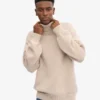 Rollkragenpullover aus Merinowolle – Elfenbeinweiß