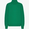 Rollkragenpullover aus Merinowolle – Kellygrün