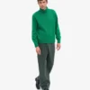 Rollkragenpullover aus Merinowolle – Kellygrün